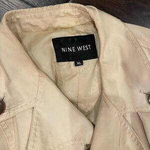 Nine West women’s trench coat - smooth and light weight. Not stiff